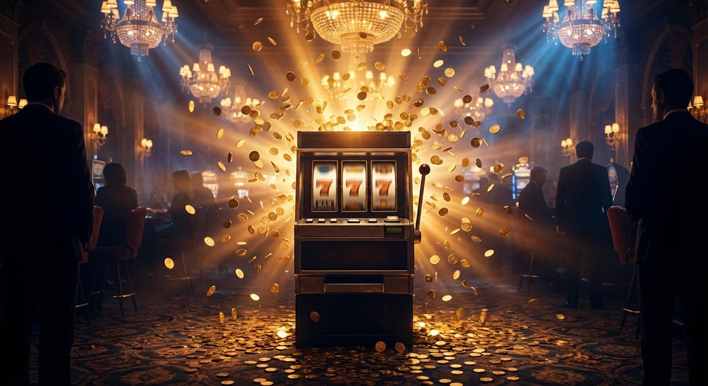 Jackpot winst bij online casino